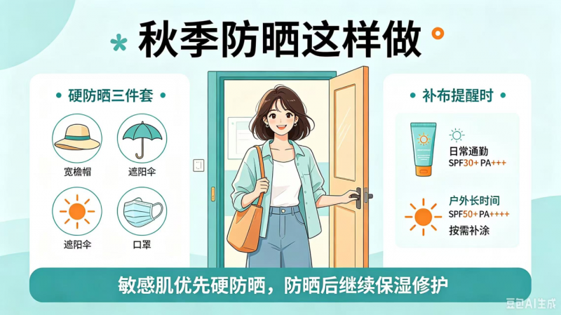 健康科普 | 秋天也要防晒？别让秋阳悄悄伤了皮肤